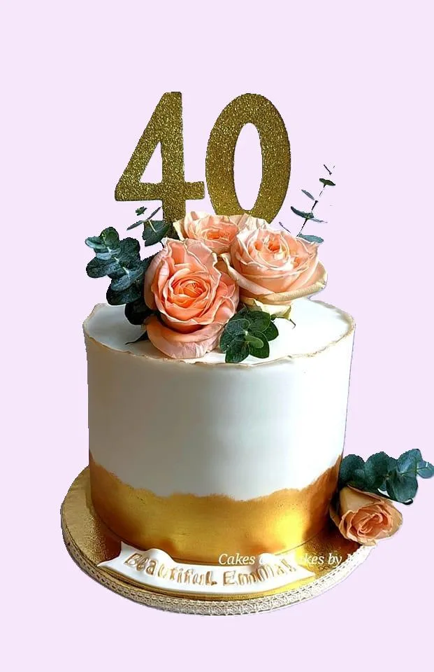 Cake for 40th birthday celebration