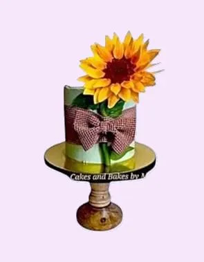Sunflower cake